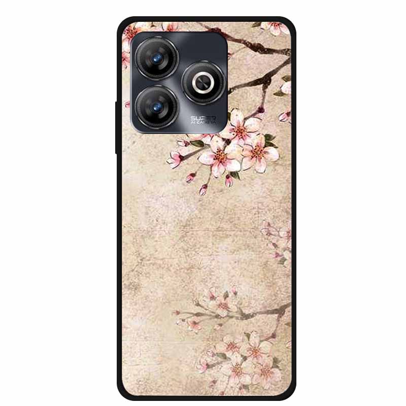 

For ZTE Blade A75 4G Case Z2359 Fashion Painted Soft TPU Silicone for ZTE Blade A75 4G Black Back Cover For Z2359 4G Phone Cover ZTE Z2359
