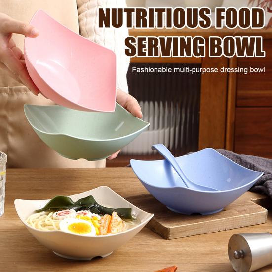 1/4Pcs Disposable Square Serving Bowls Smooth Edges Party Snack Salad Bowl
