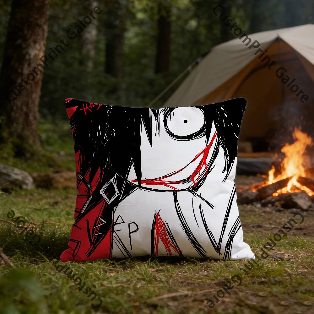 I Love Emo Boys Polyester Printed Pillow Cover Square 30 35 40 45 50 55 cm Soft for Sofa Bed Car Home Decor