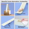 1PC 2M/78.74in 3D Self-adhesive Foam Baseboard Wall Sticker Waistline Floor Corner Line Skirting Board Stickers Household