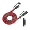 Battery Charging Cable SA e to SAE 12V-36V 18AWG Quick Disconnect Extension Cable Solar Plug Cord Waterproof Dustproof for Car