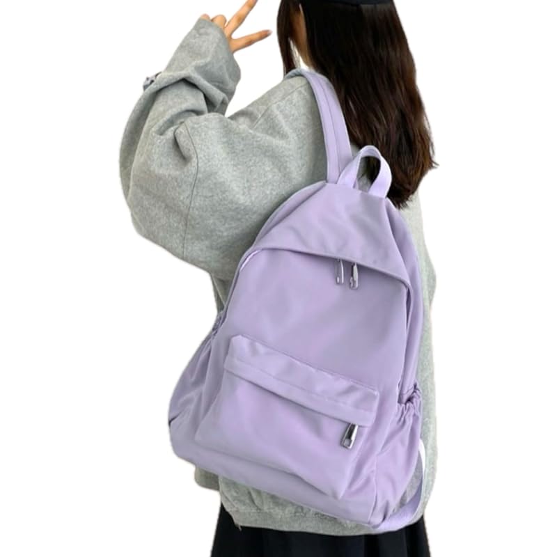 

[Ken R] Ken Earl backpack Commuting to school large capacity rucksack backpack light Fashionable Plain color day bag Elementary school student junior