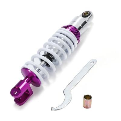 One+lifestyle Honda Live Dio, Super Dio, ZX, DIO AF18, AF27, AF28, AF34, AF35 Universal Rear Suspension, 265mm, Infinitely Adjustable (Purple)