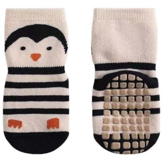 [KAGAWATH] Baby Socks, Baby Socks, Anti-Slip, Baby Socks, Cotton, Soft and Comfortable, Spring, Summer, Autumn, Winter, 5 Pair Set
