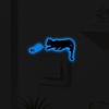 5Pcs/Set Luminous Cat Switch Sticker Self-adhesive Removable Waterproof PVC Glow-in-the-dark Kitten Wall Outlet Socket Decoration Decal