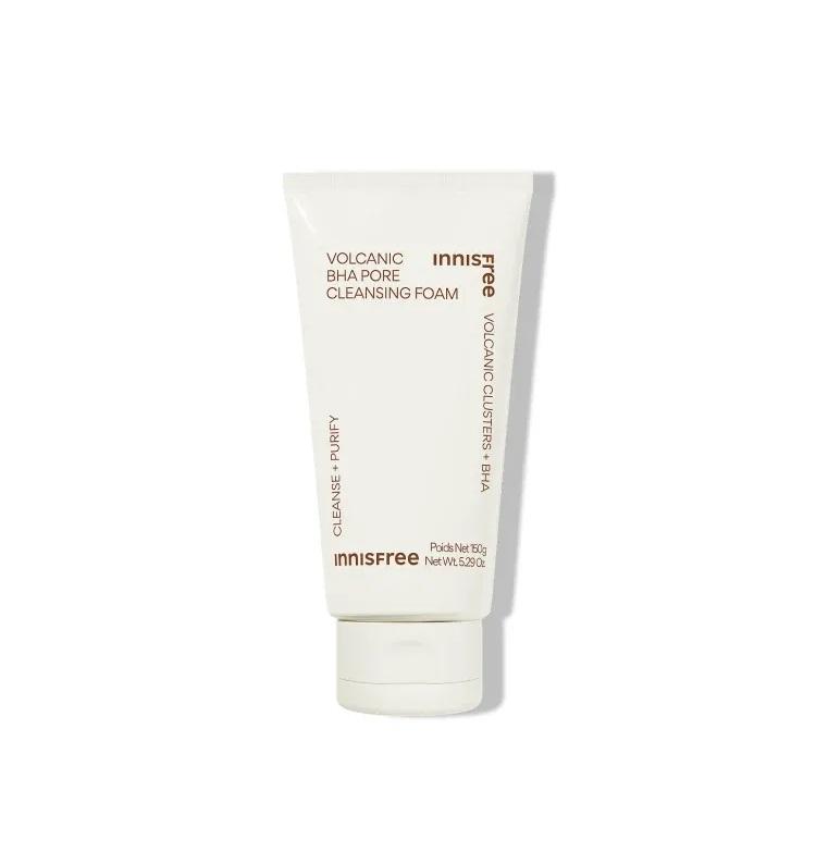 Innisfree Volcanic BHA Pore Cleansing Foam Sebum Control Deep Cleanser for Oily Skin 150g