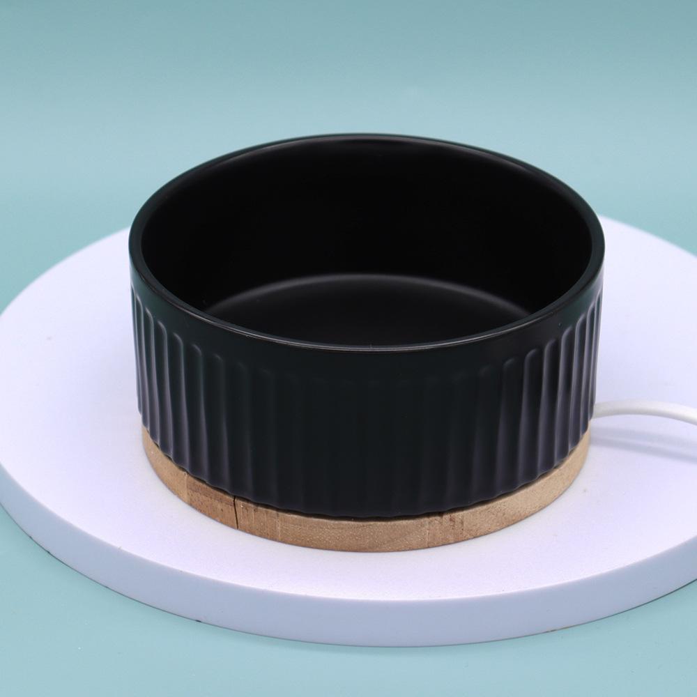 Heated Ceramic Pet Water & Yogurt Bowl for Cats & Dogs