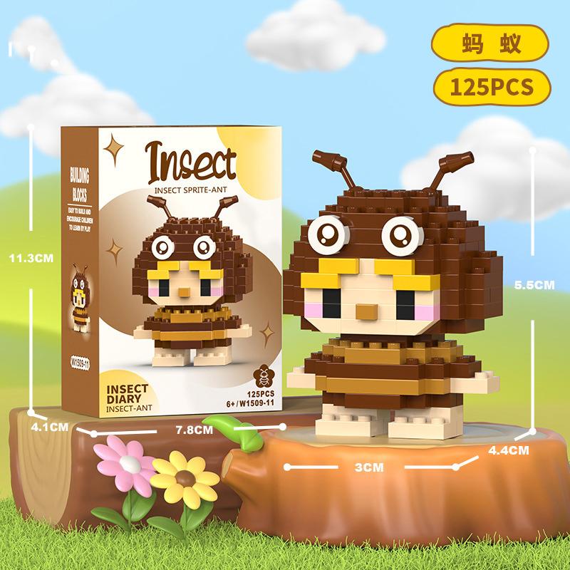 Animal Cat Bricks Constructor Set Micro Building Blocks Children Toy Adult Particle Building Block Dog Mini Toys Home Decoration