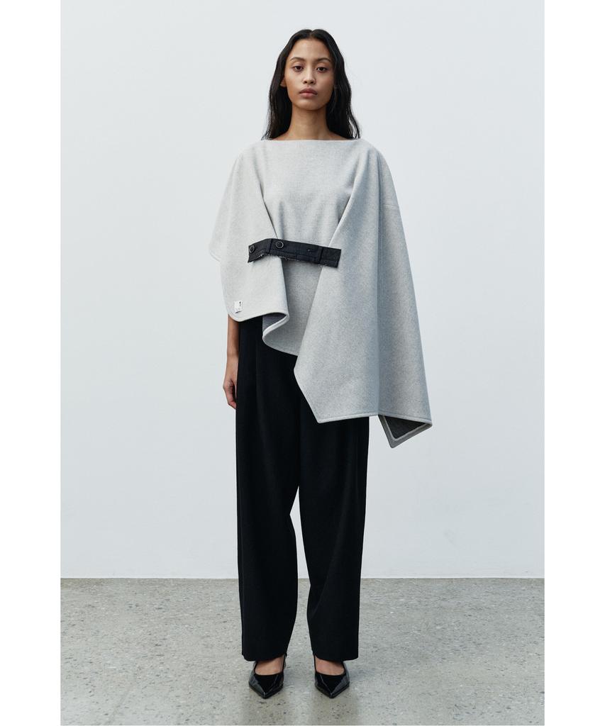 RECODE Belted Drape Shawl Ryaaw25543Gyx