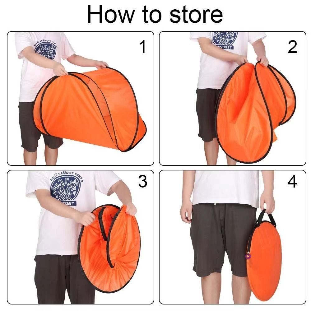 Instant Pop-up Small Folding Tent Silver Coated Mini Beach Headrest Sun Shelter  Camping