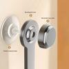 No Drill Suction Cup Kitchen Pot Lid Holder Rotating Wall Mounted Storage Rack Multi-Purpose Cutting Board Organizer