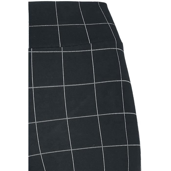 Urban Classics Legging Taille Haute à Carreaux Legging noir/blanc