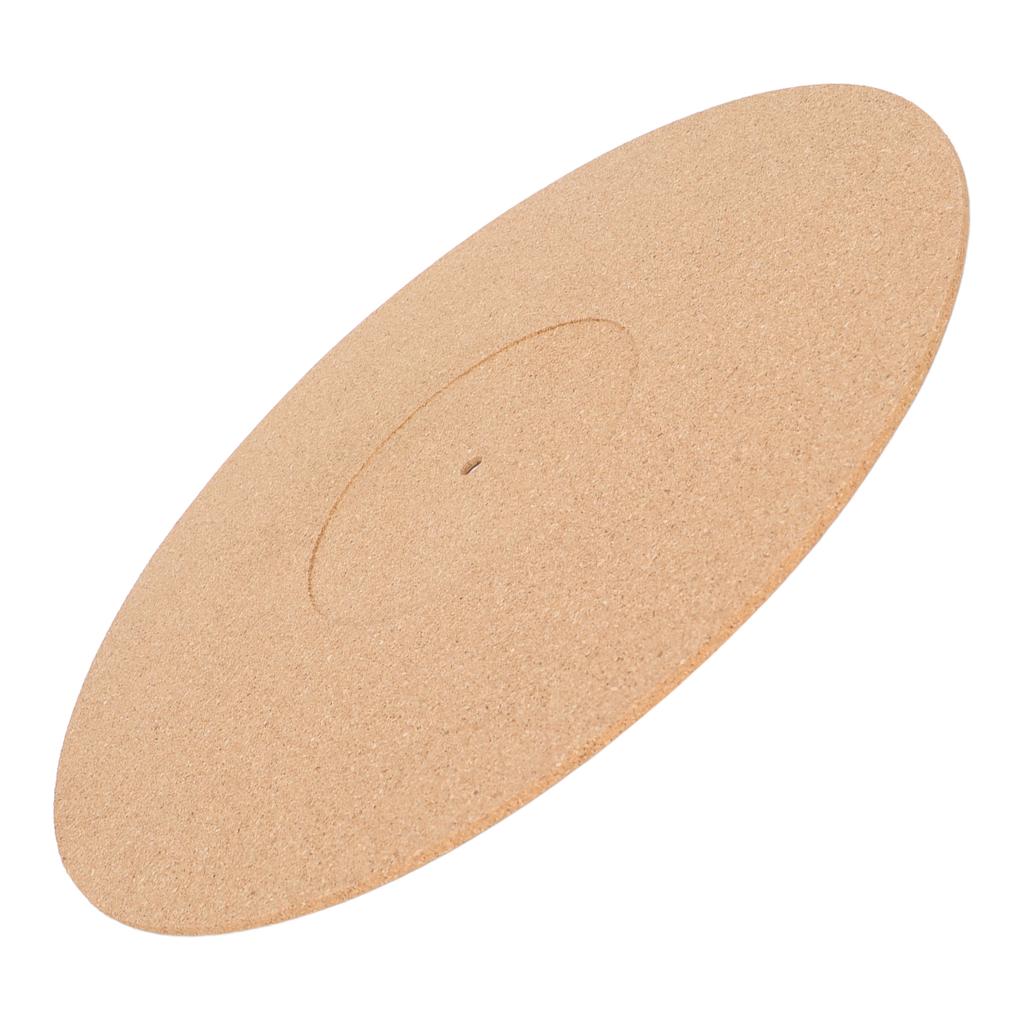 Turntable Anti Static Cork Mat Retro Non Slip High Fidelity Turntable Cork Slipmat for 12in LP