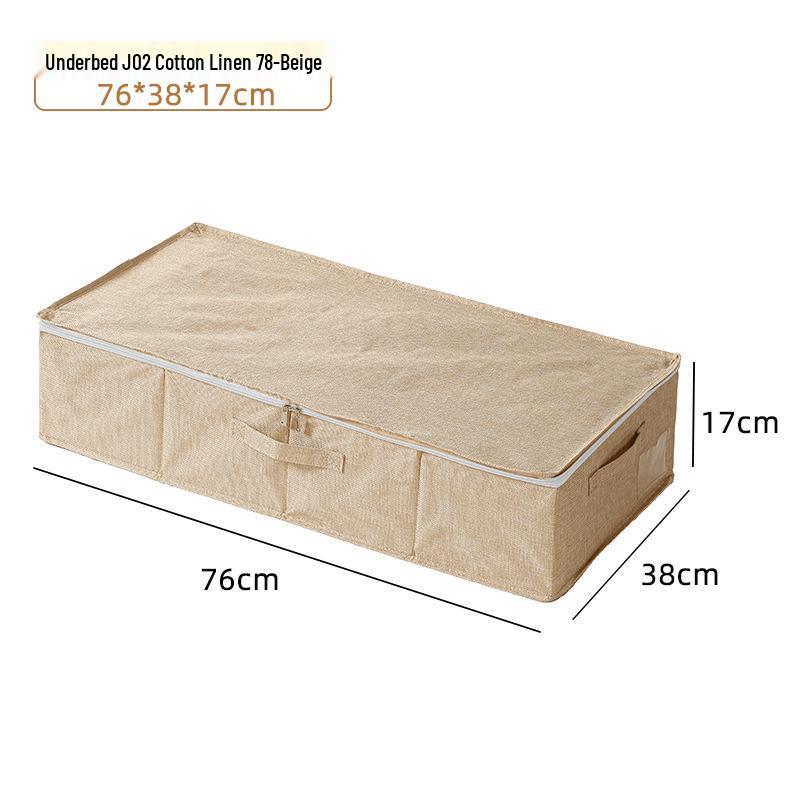 Prachotěsná a vlhkotěsná skládací úložná taška pod postel na přikrývky – Viditelné a multifunkční řešení pro koleje