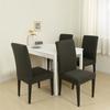 1 /2 /4 /6pcs Solid Color Chair Cover Elastic Slipcovers Chair Covers For Kitchen Dining Room Wedding Banquet Home Spandex Stretch