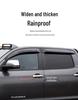 Toyota Tundra Off-road Sand & Gravel Deflector Rain Visor & Yellow Spotlight Decoration Accessory.