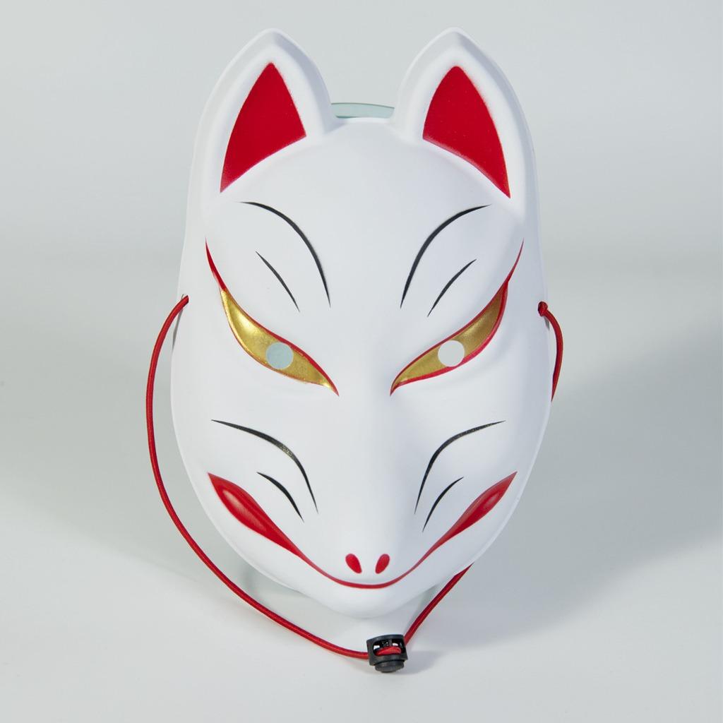 Japanese Mask Lightweight Halloween Mask Christmas Party Mask Adjustable For Anime Event Stage Performance Halloween