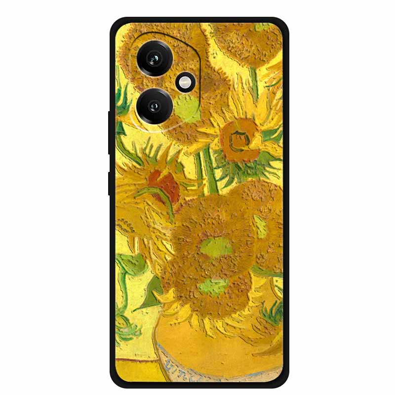 For Honor 400 5G Case 3D Flowers Emboss Soft Silicone Phone Case For Honor 400 Back Cover Bumper Funda Protective New Shell Bag