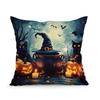 Halloween Theme Pillowcase Bedroom Sofa Cushion Cover 100% Polyester Living Room Cushion Pillowcase Home Decor