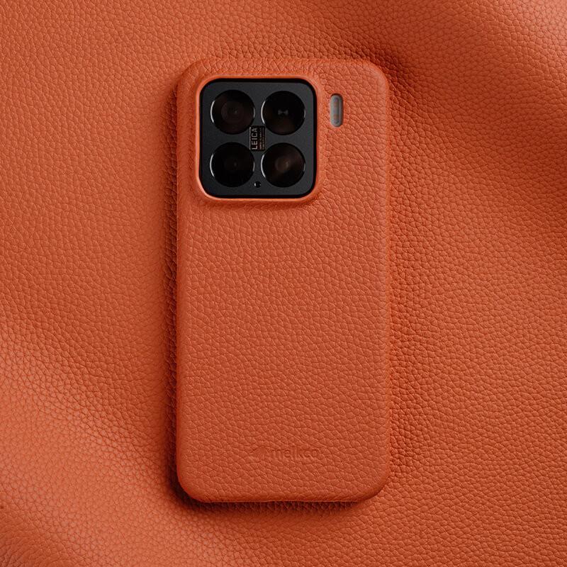 

Melkco Genuine Leather Magnetic Phone Case for Xiaomi 15 Pro, Mi 15 Ultra First Layer of Cowhide Hard Cover+Camera Len Protector Mi15Ultra