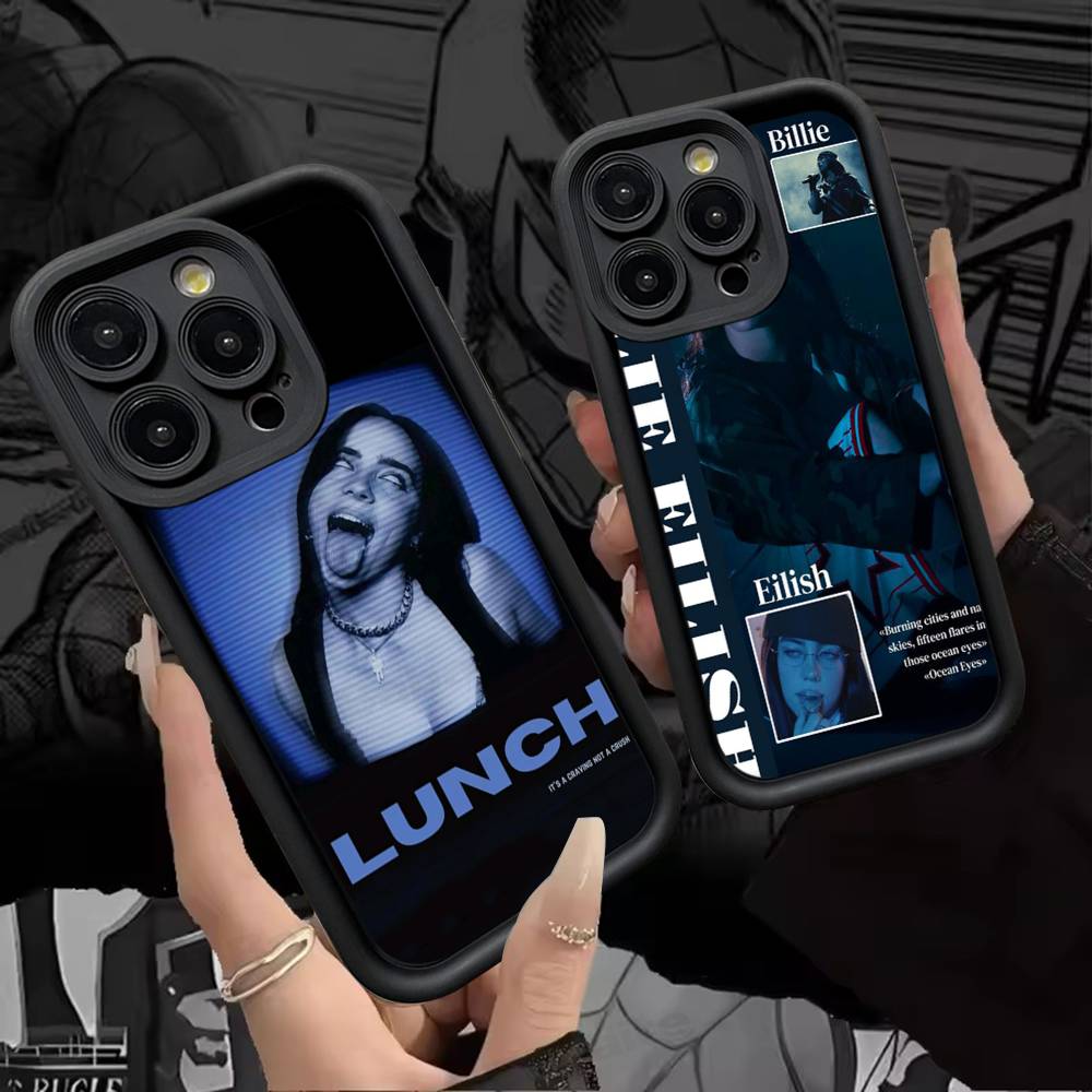 Pop E-Eilish Star B-billie Handyhülle Für IPhone 17 16 15 14 13 12 11 Pro Max 16E Plus INS Weiche Hülle