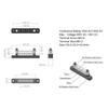M6 12V Bus Bar 1/4 Inch Power Distribution Block 150A Electrical Terminal Block Buss Bar for Truck Boat Car Camper RV