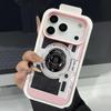 Vintage Camera Pattern Case For iPhone 17 18 Pro Max iPhone 16 15 14 13 Pro Max 17E Leather Texture Soft Silicone Phone Cover