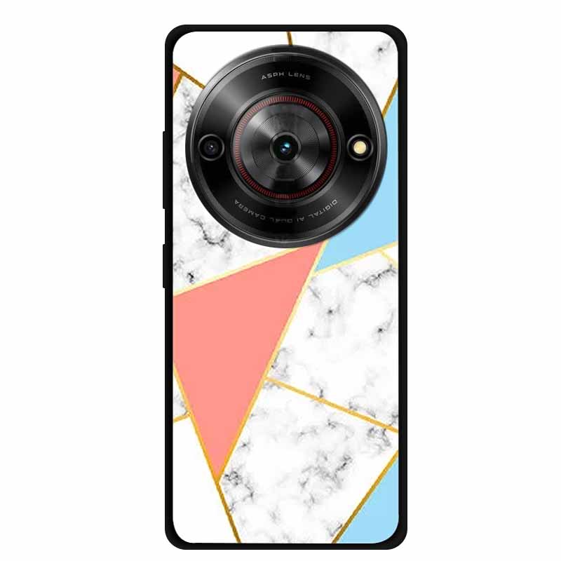 For ZTE Blade A75 5G Case Luxury Marble Silicone Soft Phone Cover for ZTE Blade A75 5G Protective TPU Back Shell Coque Capa A 75