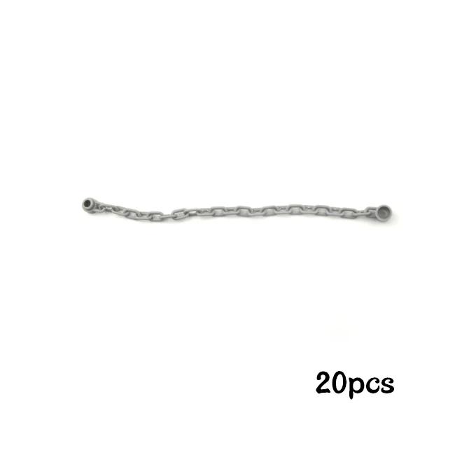 10Pcs/set Chain Bricks Military Building Block City military Scene Accessory MOC DIY Parts 30104 92338 chain Toys For Children