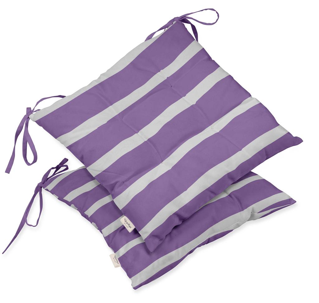 Vargottam Indoor Outdoor Tufted Printed Square Seat Patio Cushion Set Of 2 Water Resistant Patio Furniture Seat Cushion 19-inches, Brown |