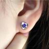 Korean Style Heart Stud Earrings and Ear Cuffs for Women - Imitation Silver Jewelry Gift