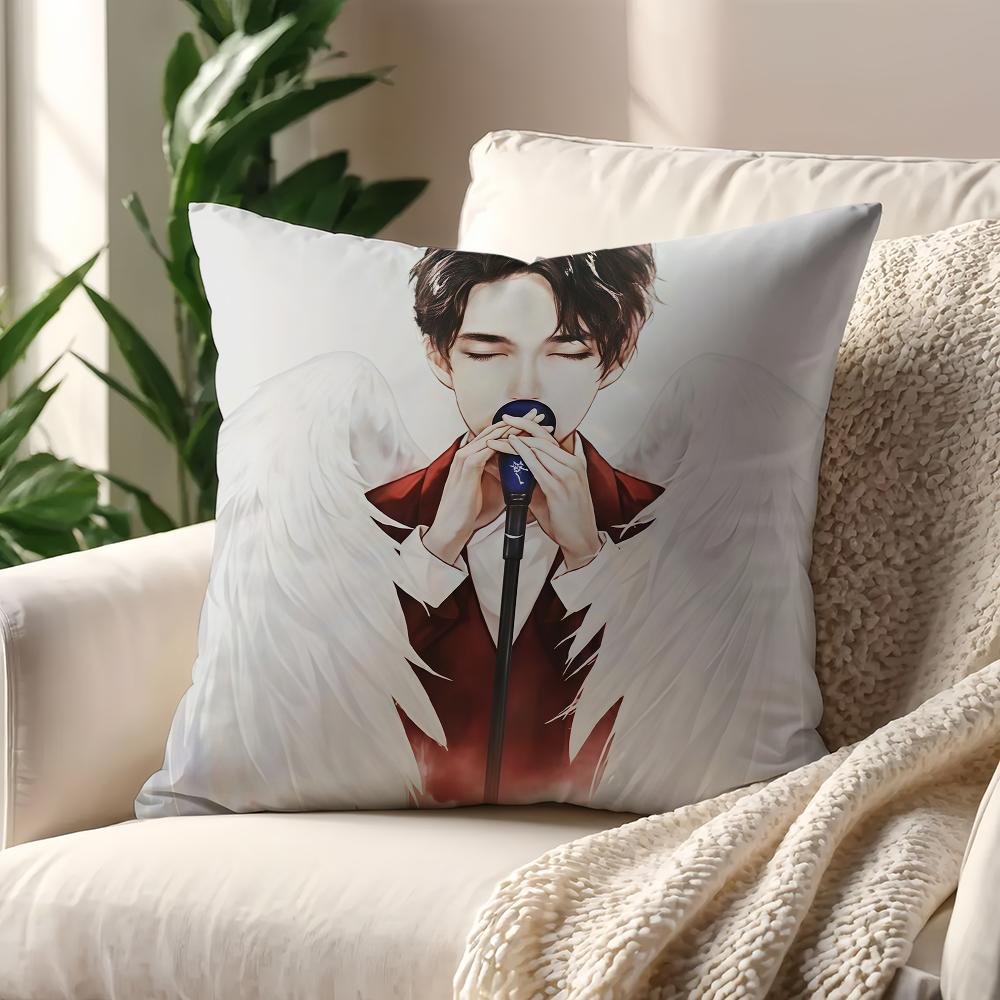 Singer DDimash KKudaibergens cushion cover For Pillow Printing Sofa Decoration Home Car Room Coffee Office Nordic Simplicity
