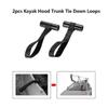 Vehicle Hatchback with 2 Pieces of Tie Down Loops for Kayak Canoe Storage