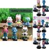 Gabby's Dollhouse Pvc Model Toy Set Adorable Cartoon Figurines For Kids And Collectors Set Of 6