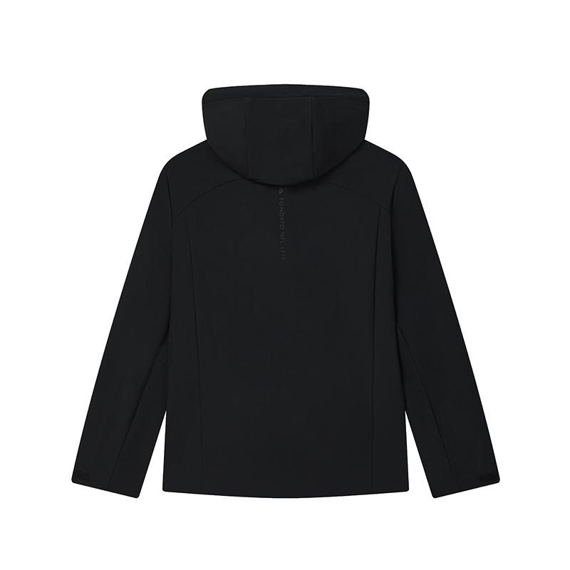 FILA Simple Versatile Woven Hooded Jacket Men Jackets Black F11M513704FBK