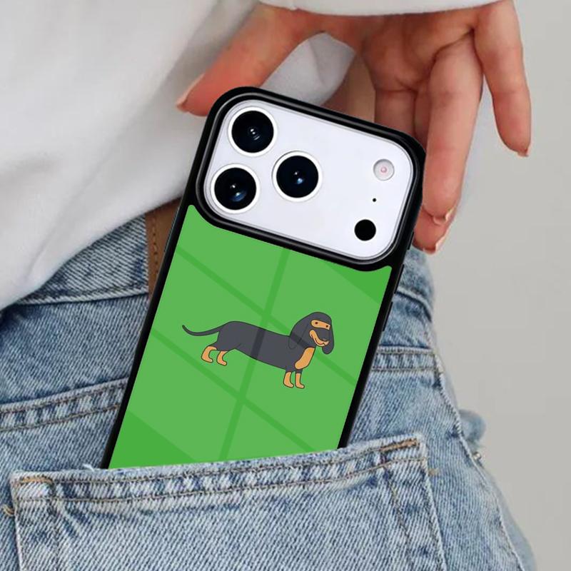 

Смешной Такса Длинная собака короткие лапы Чехол для телефона для iPhone 16e 15 14 13 12 17 Pro Max Plus Air 17pro Чехол Coque iPhone 16 Plus