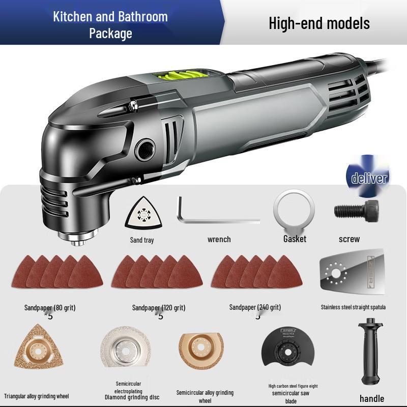 

Mufan Electric Multifunctional Woodworking Slotting & Trimming Machine CN plug (adapter included)