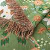 Double-Sided Green & White Wizard of Oz Pure Cotton Gauze Blanket Sofa Towel
