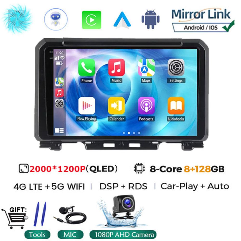 9 Inch Android 14 For Suzuki Jimny JB64 JB74 2018 - 2020 Multimedia Video Player Car Radio Stereo GPS Navigation Carplay