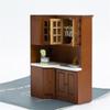 1/12 Dollhouses Kitchen Cabinet Miniature Furniture with Sink Craft Project Model Kitchen Room Scene Decorative Accessory