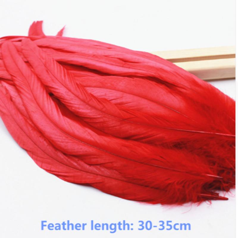 10Pcs/Lot Natural Rooster Tail Feathers 30-35Cm 12-14" Pheasant Feathers For Crafts Wedding Decoration Diy Clothes Plumas