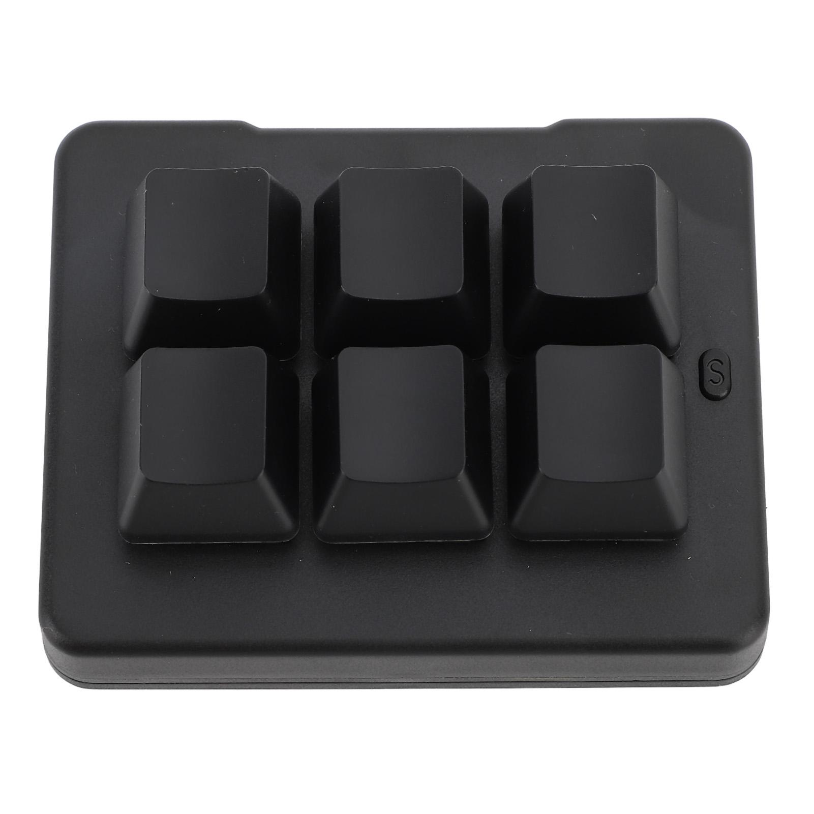 

6 Клавиш Игровая Клавиатура Проводная USB 2.4G Bluetooth Макропрограммирование RGB Мини Портативная Механическая Игровая для ПК