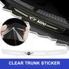 1Pcs Transparent Car Trunk Badge Protective Sticker Car Accessories For Mini Cooper One S Clubman R50 R53 R56 R60 F55 F56 R57 R58 R59