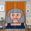 Window Kitchen Curtains for Living Room 2 Pieces Blackout Curtains Door Curtain Homemade Girl Bedroom Decoration Partition Shade