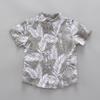 Sommer Barn Baby Gutter Kortermet Løv Mønster T-skjorte Bluse+Shorts Uformelle antrekk sett