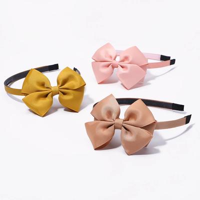 20 Farben Niedliche Schleife Baby Mädchen Haarband Band Handgefertigt Haarschleifen Tiaras Haarbänder Stirnbänder Kopfschmuck Haaraccessoires