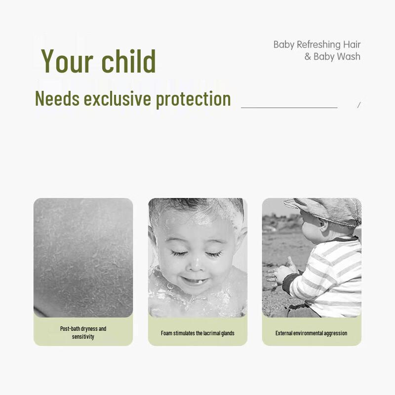 FROGPRINCE Baby Gentle Shampoo & Shower Gel