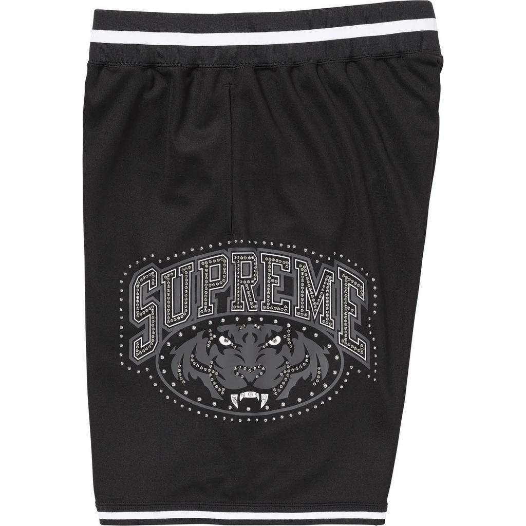 Supreme Tiger logo Studded Basketball Shorts Unisex SUP-SS25-194