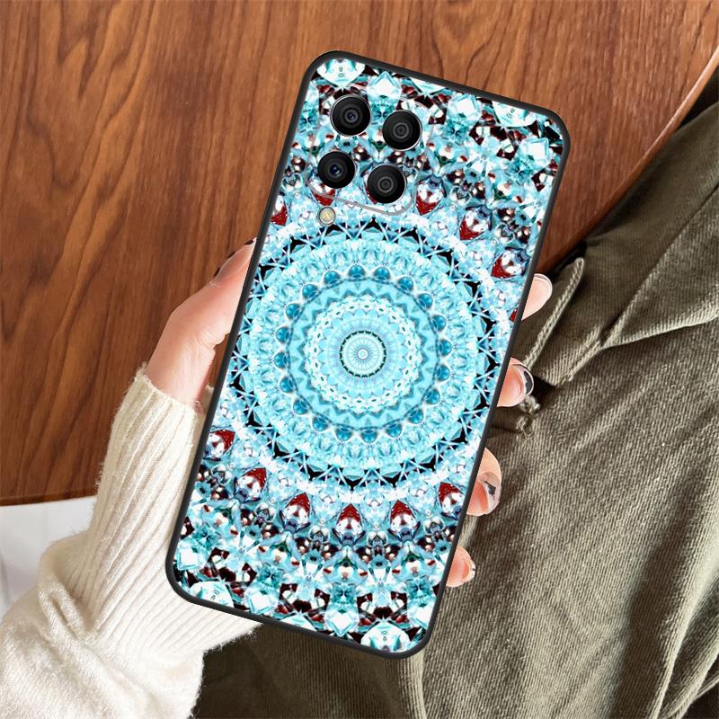 Indian Mandala Pattern Case For Samsung Galaxy M13 M33 M53 M15 M35 M55 M06 M16 M36 M56 M31 M12 M32 M52 M14 M34 M54