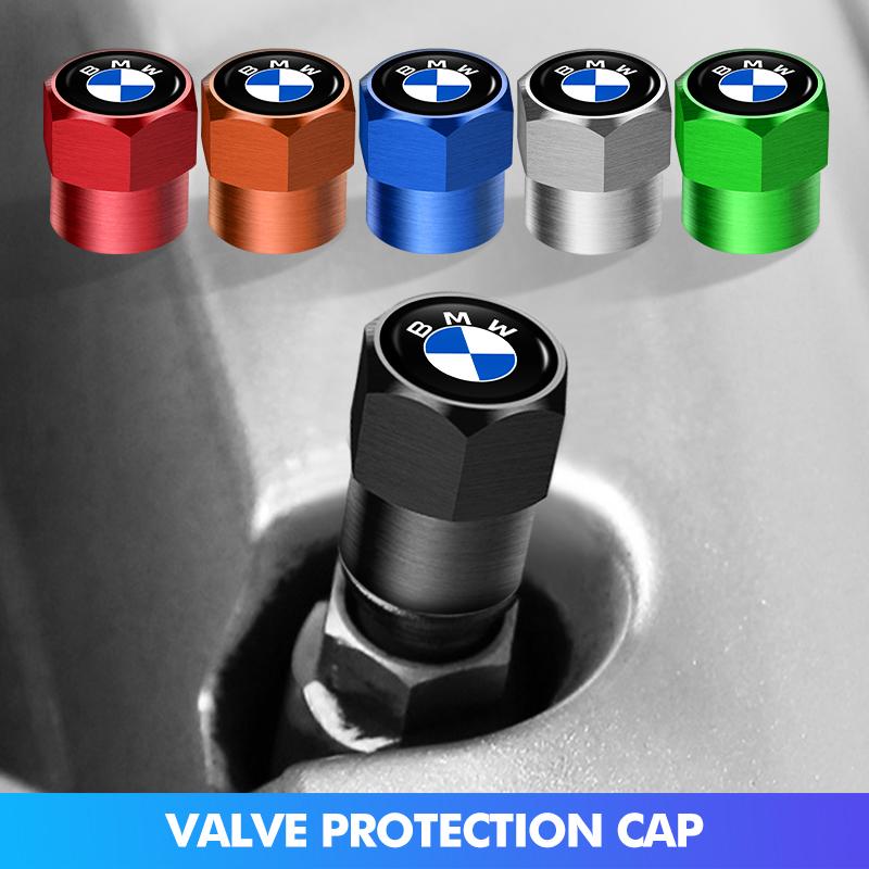 4Pcs Aluminum Car Wheel Valve Protection Cap Tyre Dust Cover For BMW G30 G20 M3 M5 E91 E92 E93 E36 E70 X3 X4 X5 X1 E39 F30